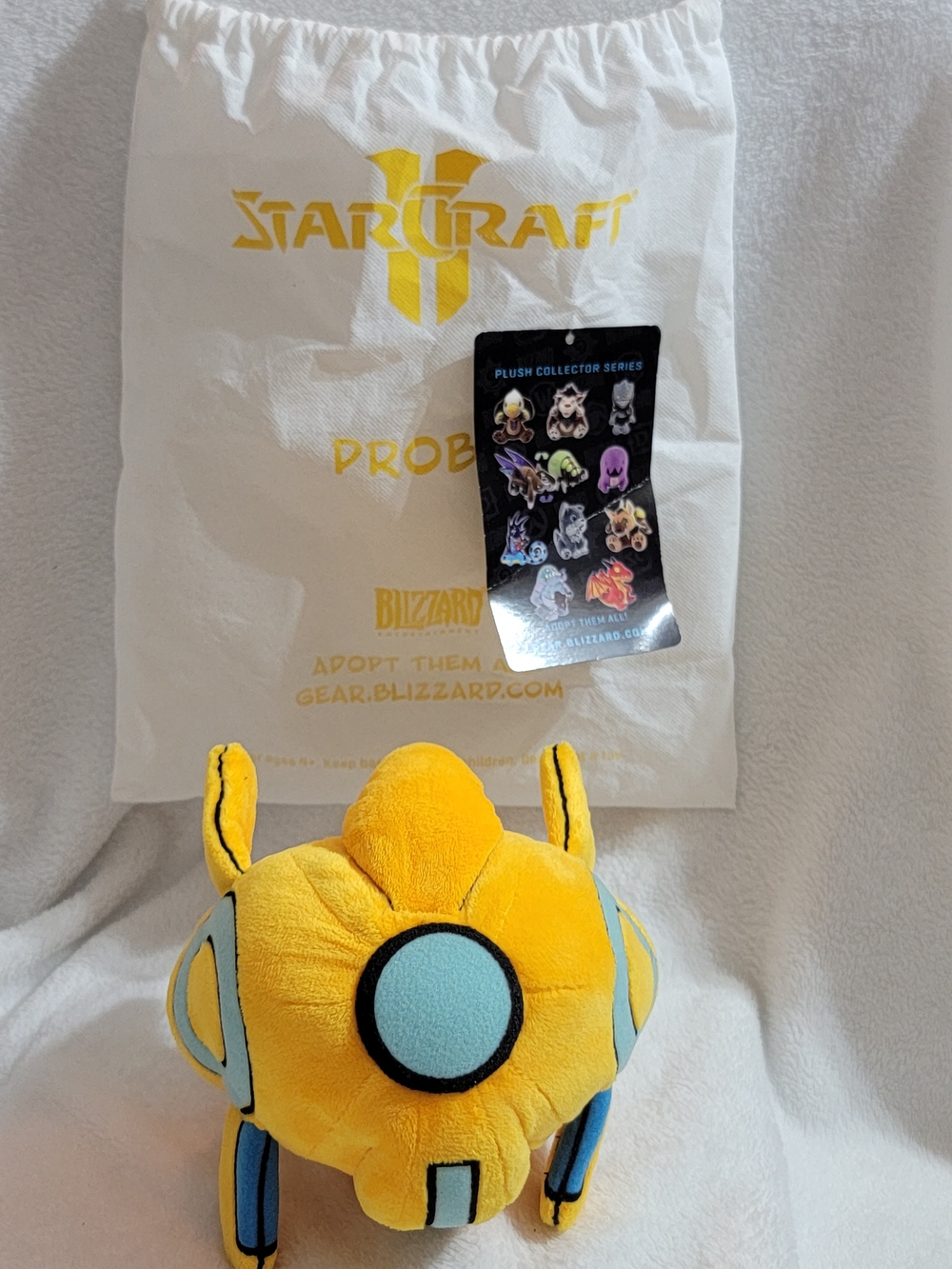 StarCraft Yellow Probe Plush - Official Kids Bag Accessory